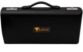 estojo-case-fechado-clarinete-de-madeira-clr08 estojo de clarinete de madeira jacaranda eagle clr08 chaves prateadas