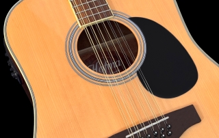 tampo de violão aço Hofma 12 cordas he215e12