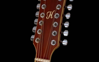 headstock de violão aço Hofma 12 cordas he215e12