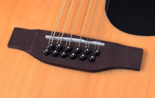 cavalete de violão aço Hofma 12 cordas he215e12