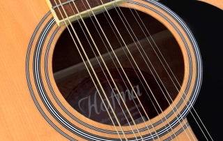 roseta de violão aço Hofma 12 cordas he215e12