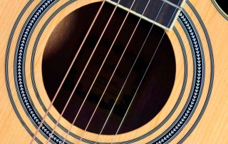 violao auditorium eletroacustico hofma hma260 natural detalhe roseta