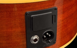 Entra P10 e XLR de violão Hofma náilon HMC225