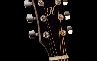 headstock de violão aço canhoto HMF 250 LH