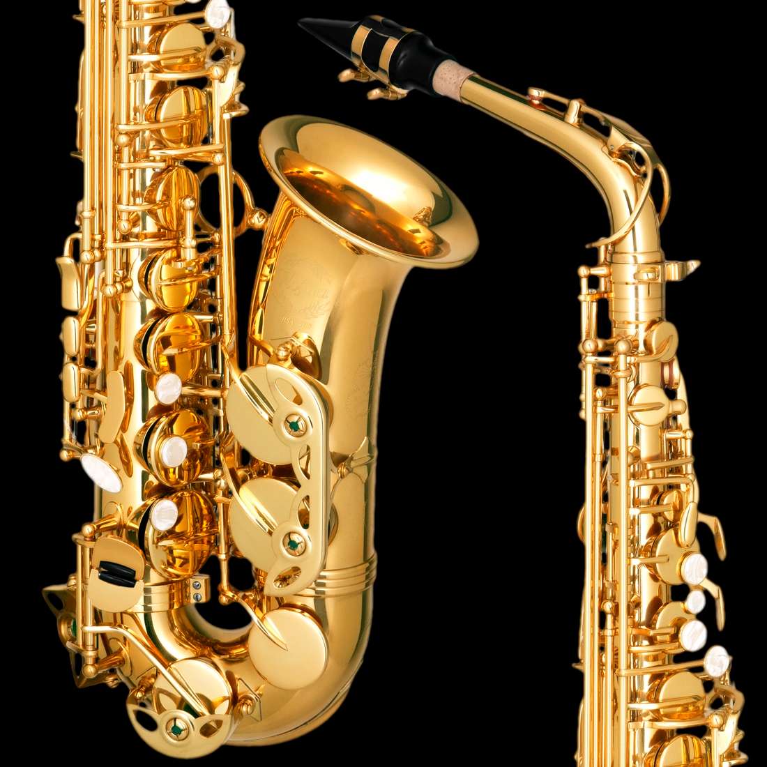 corpo do saxofone alto da Hofma HSA 400