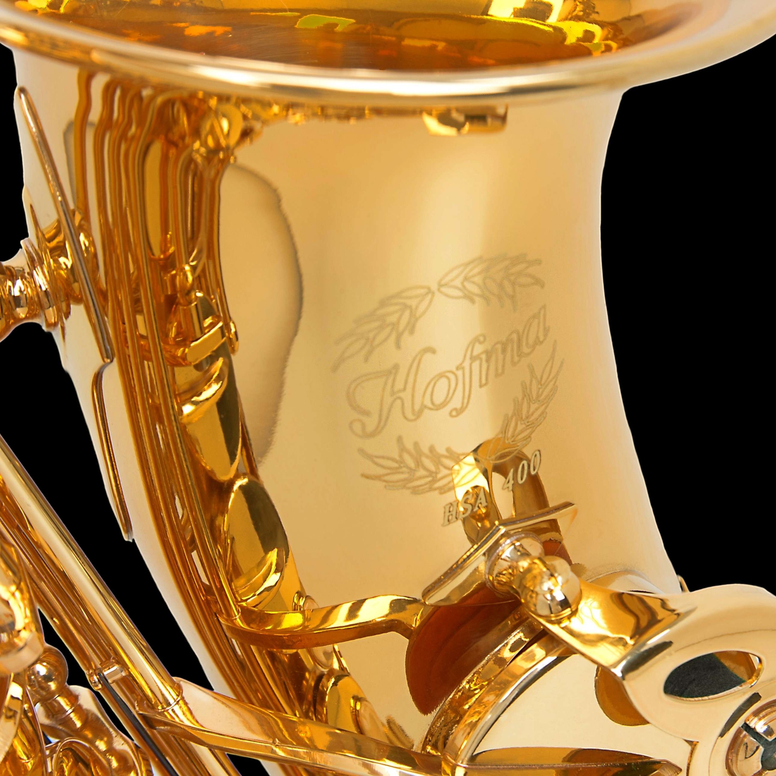 estojo saxofone alto Hofma HSA 400, acess&oacute;rios saxofone altoHofma