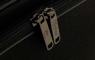 estojo de saxofone alto hofma has400 detalhe ziperes personalizados