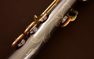 sp502 saxofone soprano reto eagle pro series sp502 bg ônix e engraving