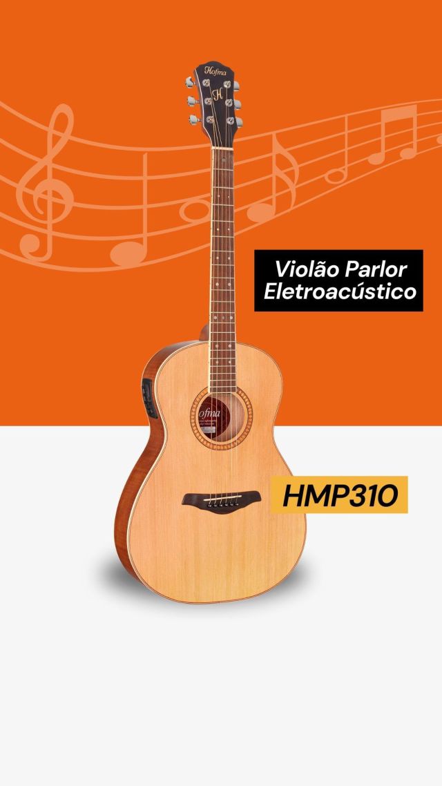Descubra o seu som único com nosso violão Parlor! 😍
modelo: HMP310  #instrumentosmusicais #instrumentos #violaohofma #violao #violões