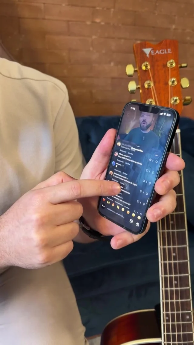 Parabéns @oleiteazedo !!!  Ganhador da nossa promoção com o seu comentário se nenhuma curtida!!!  Em breve teremos mais ações e você vai poder garantir as suas palhetas exclusivas da Eagle!!