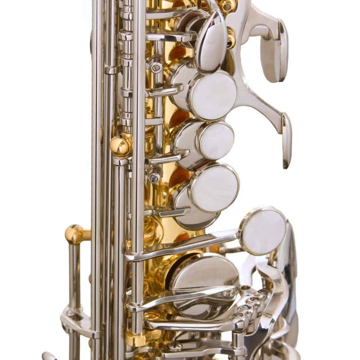 sp502-saxofone-soprano-reto-eagle-pro-series-sp502-ln-laqueado-dourado-chaves-niqueladas-detalhe01 saxofone soprano reto eagle pro series sp502 ln laqueado dourado chaves niqueladas com madrepérola