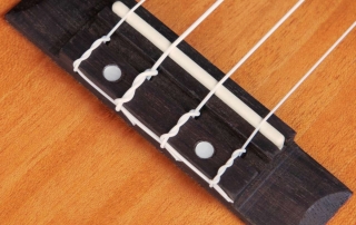 ukulele soprano mogno shelby su21m acetinado detalhe cavalete