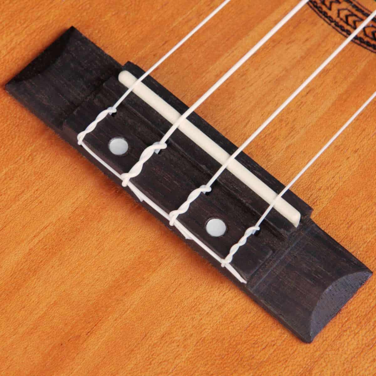 ukulele soprano mogno shelby su21m acetinado detalhe cavalete