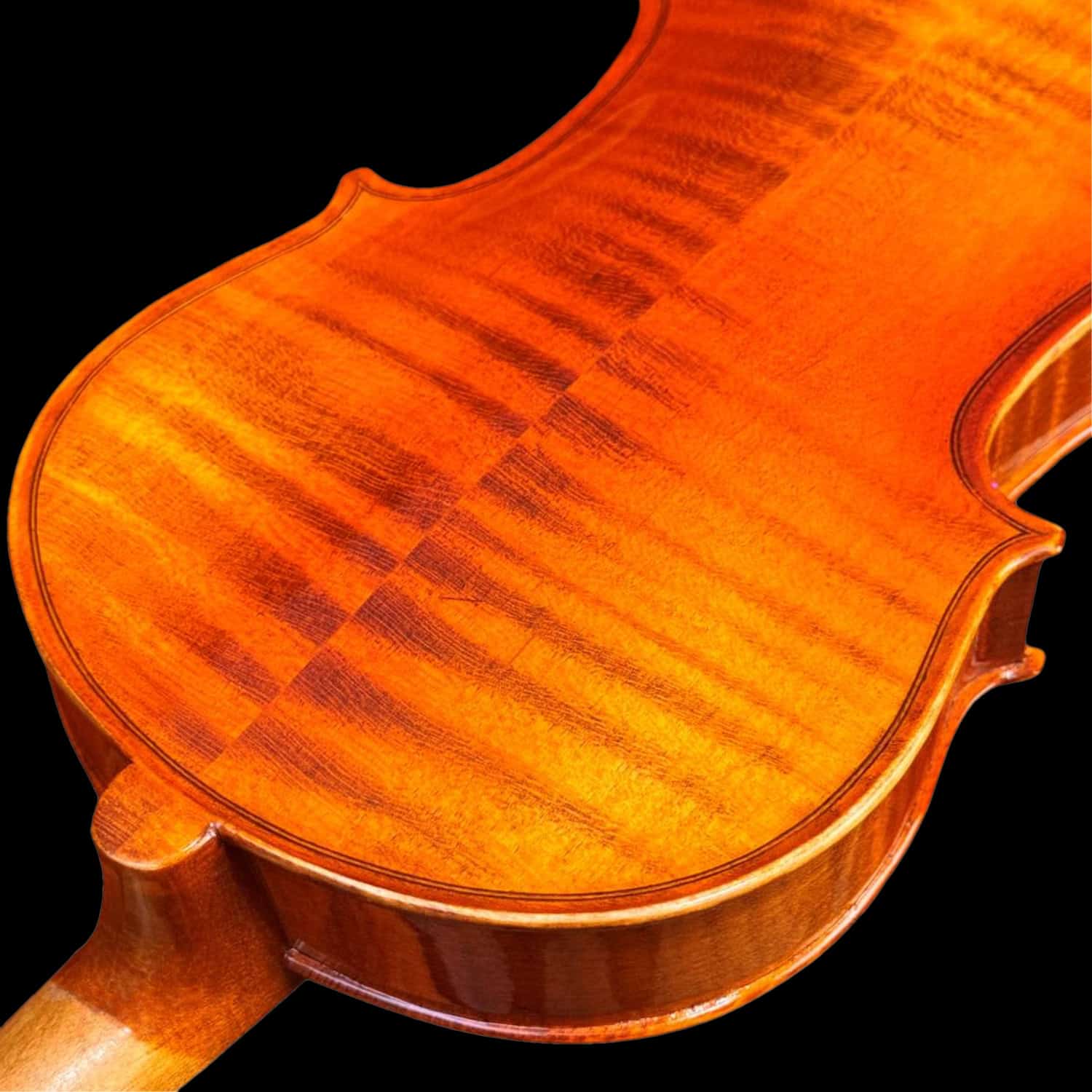 violino-eagle-master-series-ve145-detalhe03 costas do violino Eagle 4/4 VE 145 fundo do violino Eagle 4/4 VE 145