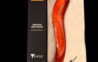 violino profissional eagle concerto series vk844 espaleira de madeira