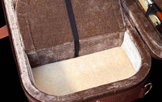 violino profissional eagle concerto series vk644 compartimento interno aberto